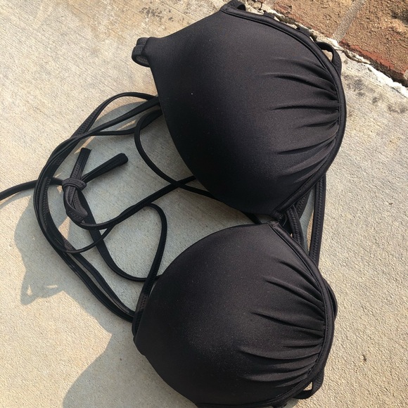 Black push up swim top - Picture 2 of 7